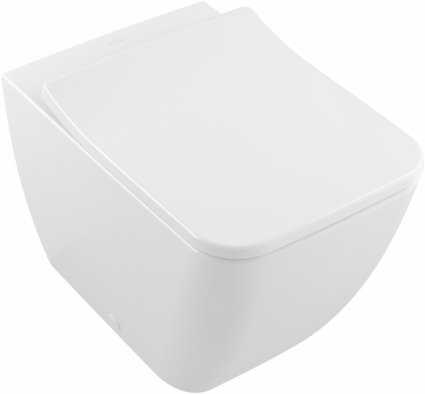 Унитаз приставной Villeroy & Boch Venticello 4613R0R1 безободковый, Ceramicplus