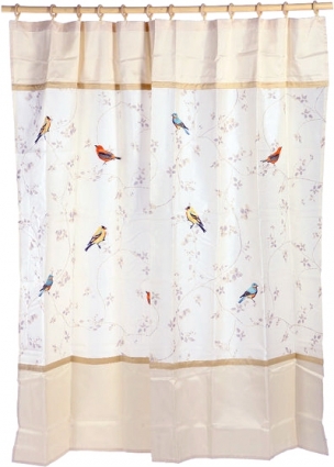 Штора для ванной Avanti Gilded Birds