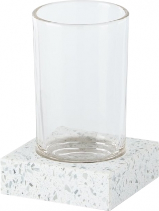 Стакан Kassatex Terrazzo ATZ-T-LGY