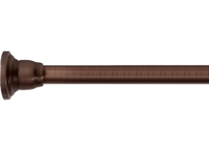 Карниз для ванны Carnation Home Fashions Stafford Oil Rubbed Bronze 100-180 см