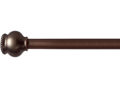 Карниз для ванны Carnation Home Fashions Dorchester Oil Rubbed Bronze 100-180 см