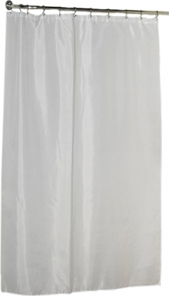 Штора для ванной Carnation Home Fashions Extra Long Liner White защитная