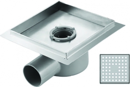 Душевой трап RGW Shower Panels SDR-11-15-K с решеткой