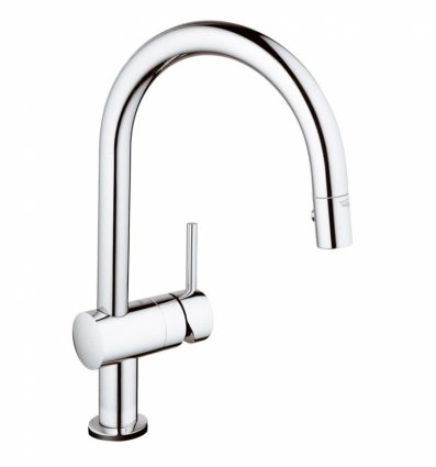 Смеситель для кухонной мойки Grohe Minta Touch с выдвижной лейкой