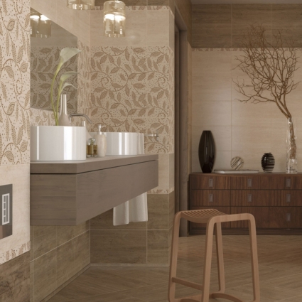 Коллекция плитки Golden Tile Travertine Mosaic
