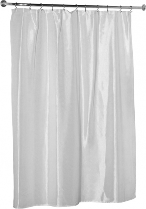 Штора для ванной Carnation Home Fashions Long Liner White защитная