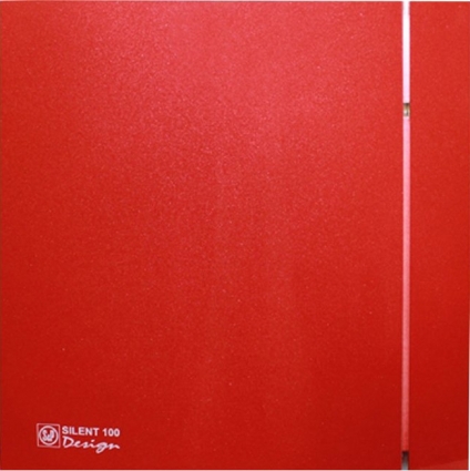 Вытяжной вентилятор Soler&Palau Silent 100 CZ Design-4C red 5 сменных полосок