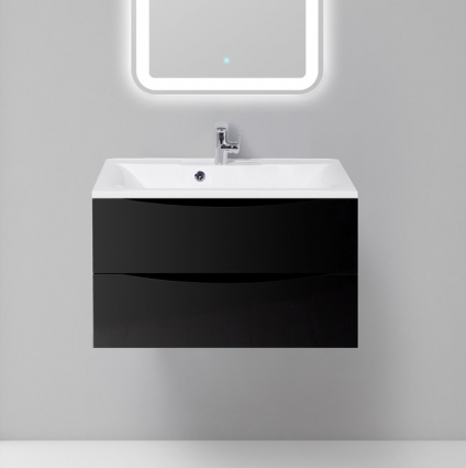 Тумба для комплекта BelBagno Marino 80 nero lucido