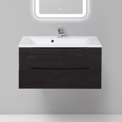 Тумба с раковиной BelBagno Marino 90 rovere cioccolato amaro