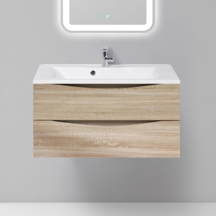 Тумба с раковиной BelBagno Marino 90 rovere bianco