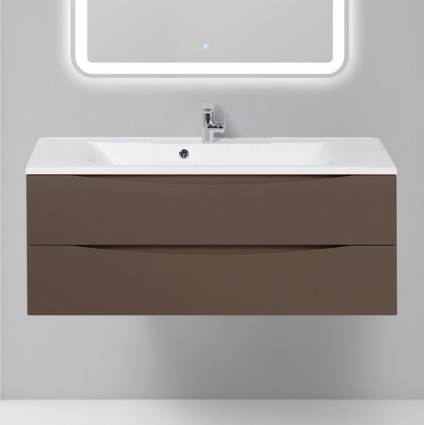 Тумба с раковиной BelBagno Marino 120 cioccolato opaco