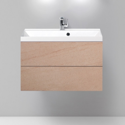 Тумба с раковиной BelBagno Regina 80 rosso basalto