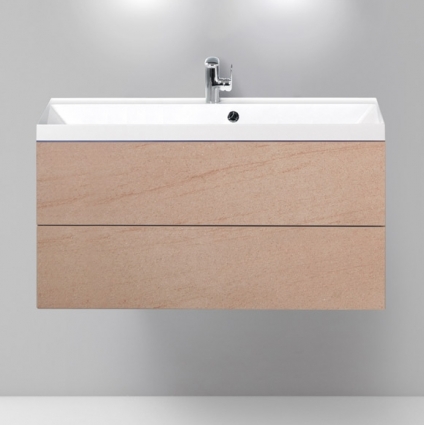 Тумба с раковиной BelBagno Regina 100 rosso basalto