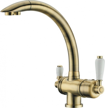 Смеситель Elghansa Kitchen Pure Water 56A5840-Bronze для кухонной мойки