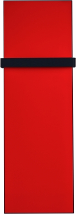 Полотенцесушитель водяной De Aqua 50x120 красное стекло