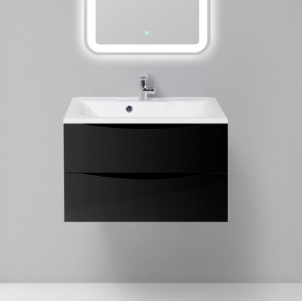 Тумба для комплекта BelBagno Marino 75 nero lucido