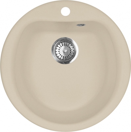 Мойка кухонная AquaGranitEx M-07 бежевая
