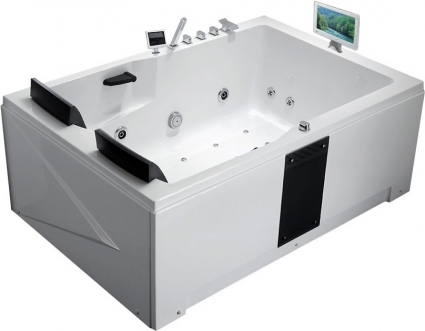 Акриловая ванна Gemy G9061 O R с телевизором