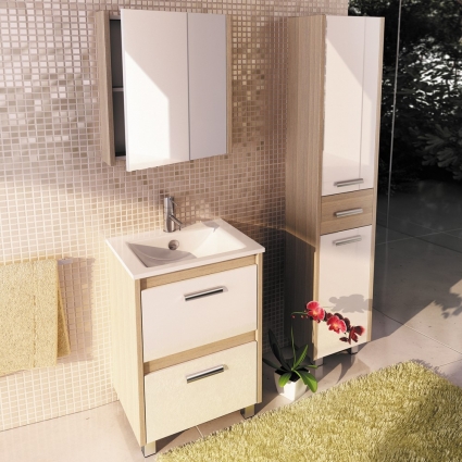 Мебель для ванной Comforty Тулуза 60 сосна лоредо