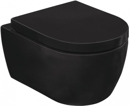 Унитаз подвесной SSWW CT2038V Black