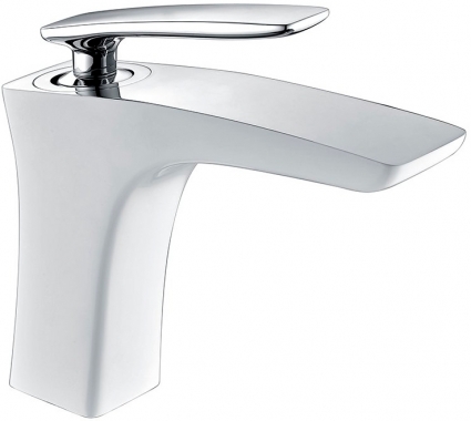 Смеситель -Timo Helmi 4061/00-16F chrome - white для раковины