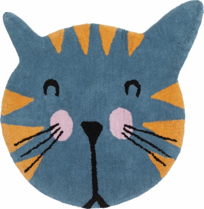Коврик Creative Bath Kitty R1244MULT синий