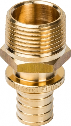 Переходник Stout SFA 0001 20xR 3/4", аксиальный, с наружной резьбой