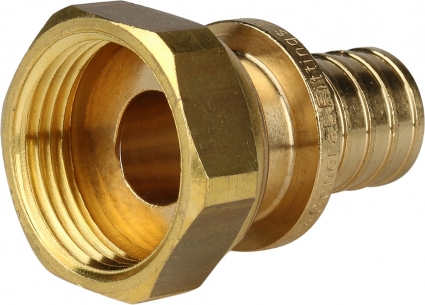 Переходник Stout SFA 0019 20xG 3/4", аксиальный, с накидной гайкой