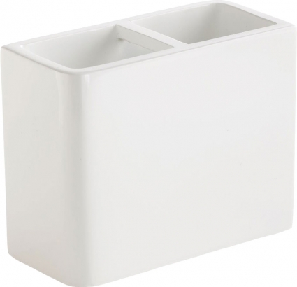 Стакан Kassatex Lacca White ALA-TBH-W для зубных щёток, белый