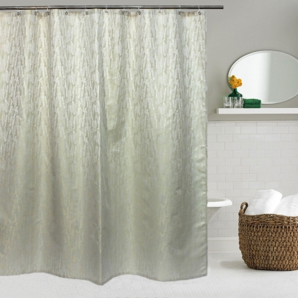 Штора для ванной Bath Plus Decor collection JAC1504 180x200, кремово-бежевая