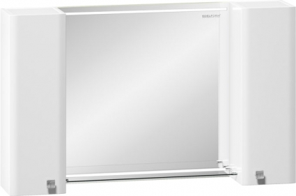 Зеркало-шкаф Edelform Nota 105 белое, с подсветкой