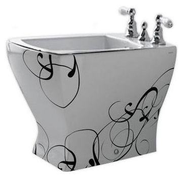 Биде напольное ArtCeram Jazz JZ04 DECLETT