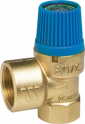 Предохранительный клапан Watts SVW для систем водоснабжения 3/4x1, 6 бар