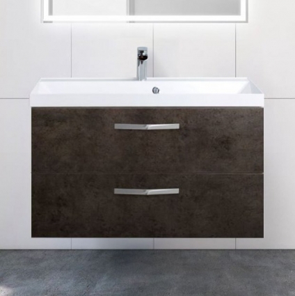 Тумба с раковиной BelBagno Aurora 90 cemento scuro