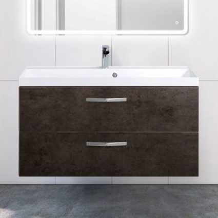 Тумба с раковиной BelBagno Aurora 100 cemento scuro