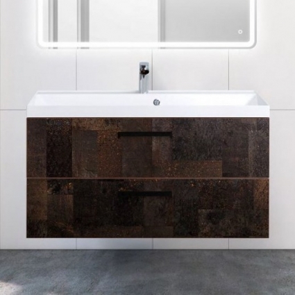 Тумба с раковиной BelBagno Aurora 100 metallo