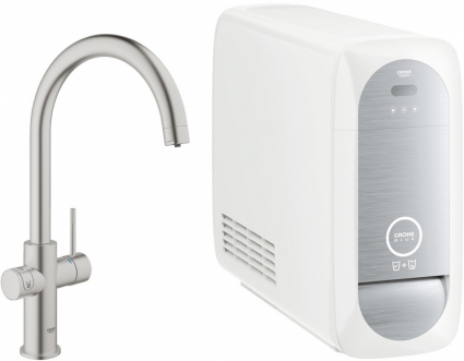 Смеситель Grohe Blue Home 31455DC0 с функцией фильтрации и газирования воды
