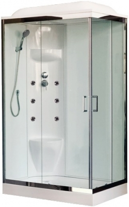 Душевая кабина Royal Bath RB 8120HP7-WT-CH L