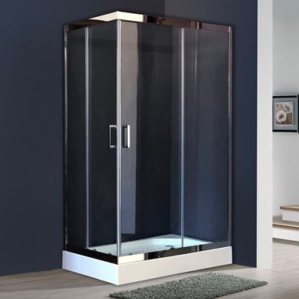 Душевой уголок Royal Bath RB 8120HP-Т-СН R, с поддоном