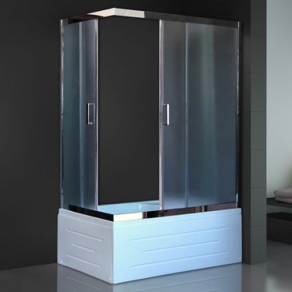 Душевой уголок Royal Bath RB 8120BP-C-СН R, с поддоном