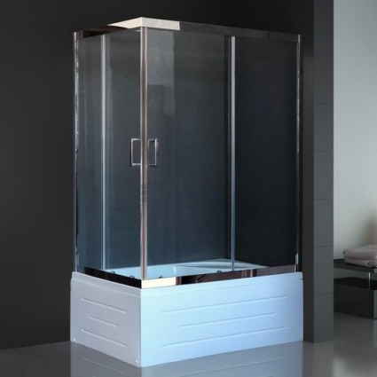 Душевой уголок Royal Bath RB 8120BP-Т-СН R, с поддоном