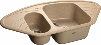 Мойка кухонная GranFest Corner GF-C960E песочный