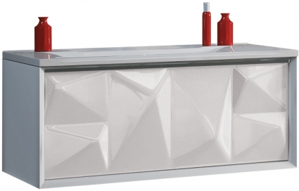 Тумба для комплекта Marka One Romb 90П white