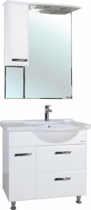 Мебель для ванной Bellezza Балтика 90 R белая