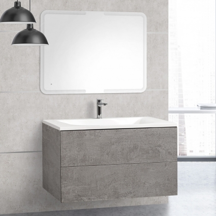Мебель для ванной Cezares Premier HPL 100 BLUM EST archi cemento