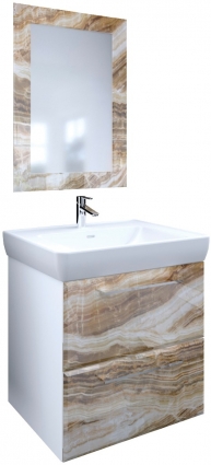 Мебель для ванной Marka One Visbaden 60П onyx