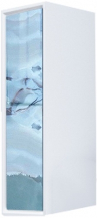 Шкаф Marka One Seattle 30П blue marble, L