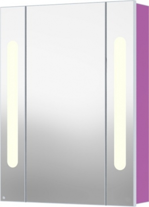 Зеркало-шкаф Gemelli Led Inova 60 тип С, R (Цвет мебели: Бежевый;)