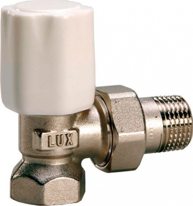 Вентиль Luxor tekna RS 02 1/2" угловой, ручной, на подачу