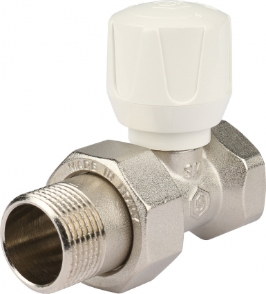 Вентиль Stout SVR 2122 3/4", ручной терморегулирующий, прямой